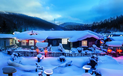 东北黑龙江雪乡