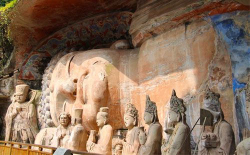 大足石刻卧佛 大足石刻卧佛