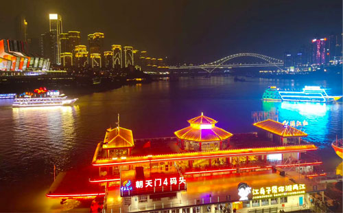 朝天门两江夜游 朝天门两江夜游