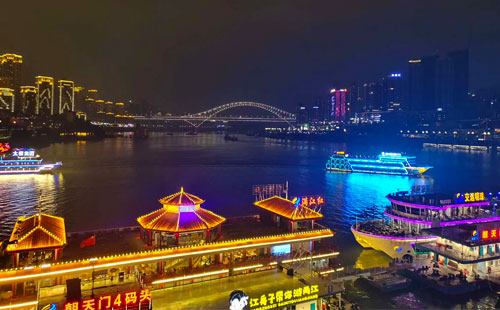 朝天门两江夜游1