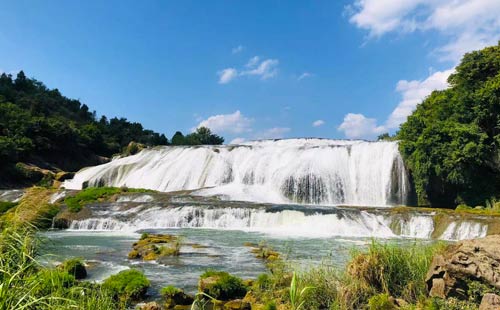 黄果树陡坡塘瀑布 黄果树陡坡塘瀑布