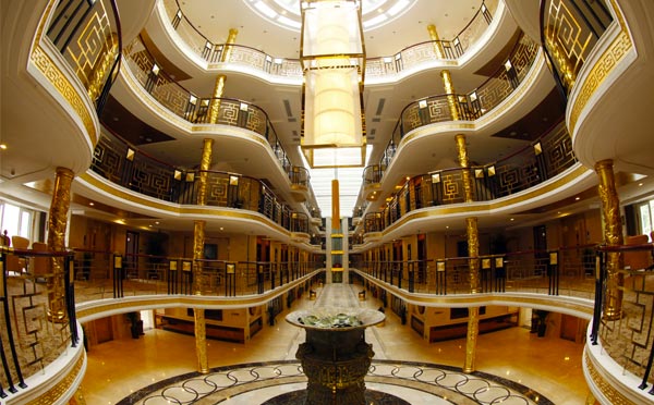 黄金1号游轮大厅 黄金1号游轮大厅